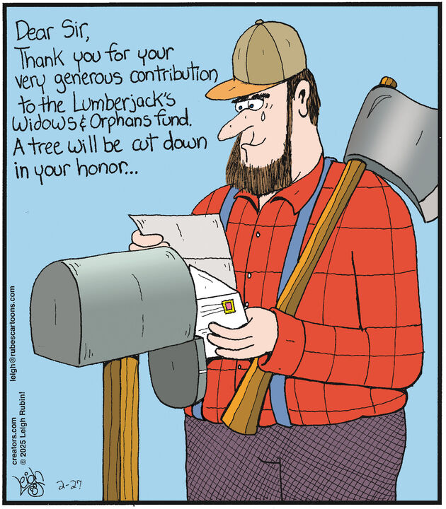 Rubes® for Feb 27, 2025