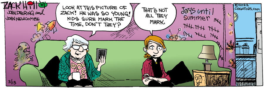 Zack Hill for Mar 13, 2022