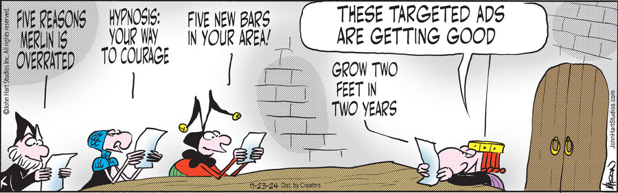 Wizard of Id for Nov 23, 2024