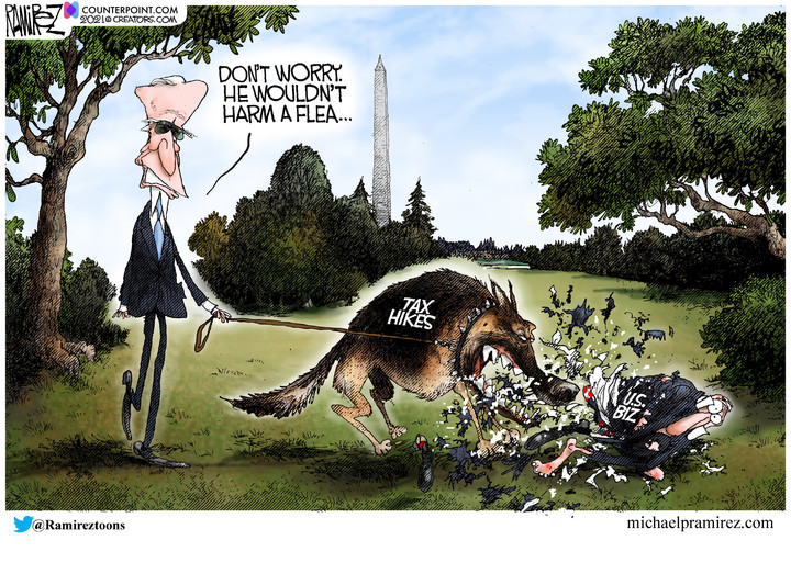 Michael Ramirez for Apr 05, 2021
