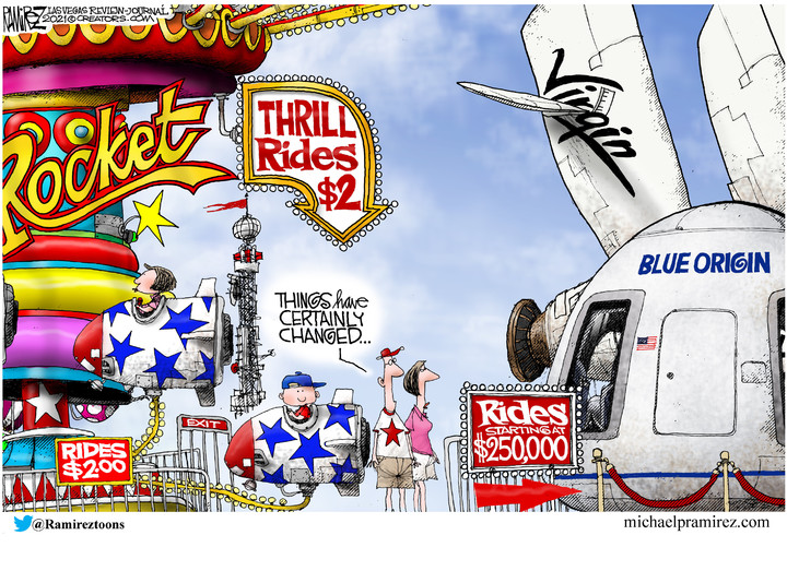 Michael Ramirez for Jul 25, 2021