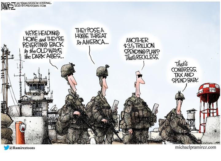 Michael Ramirez for Aug 19, 2021