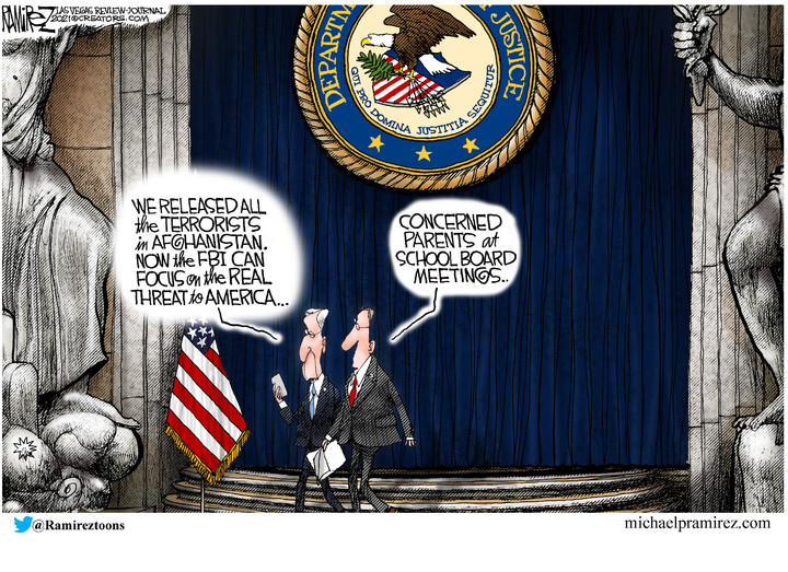 Michael Ramirez for Oct 08, 2021