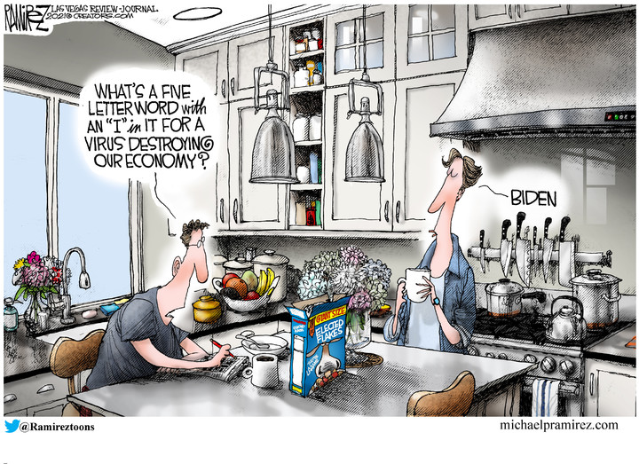 Michael Ramirez for Oct 17, 2021