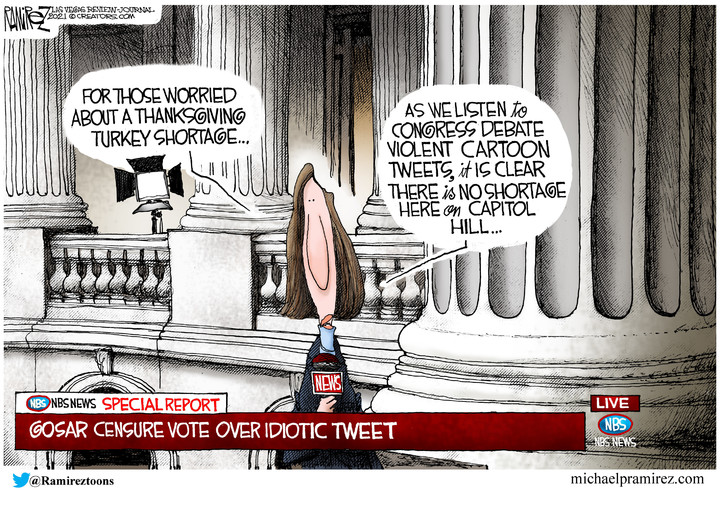 Michael Ramirez for Nov 18, 2021