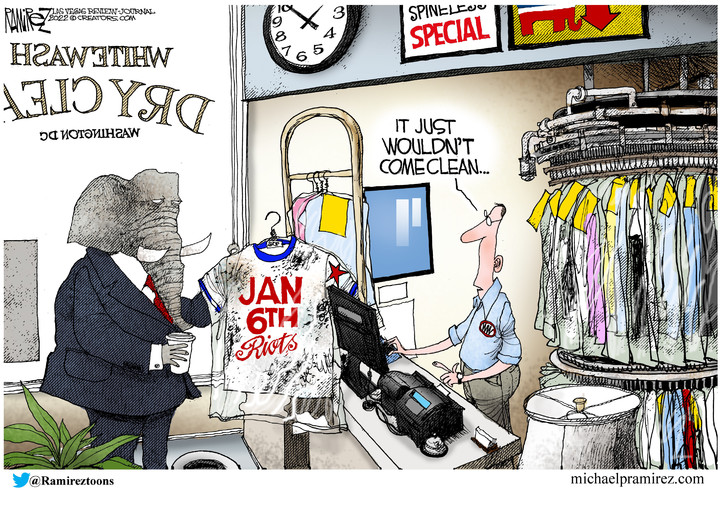 Michael Ramirez for Jan 06, 2022