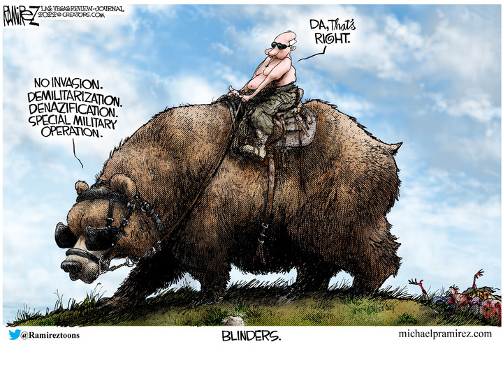 Michael Ramirez for Mar 13, 2022