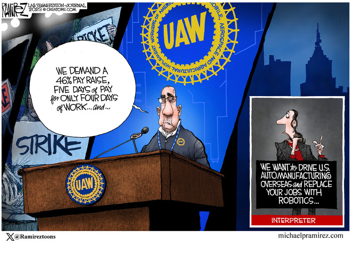 Michael Ramirez for Sep 12, 2023