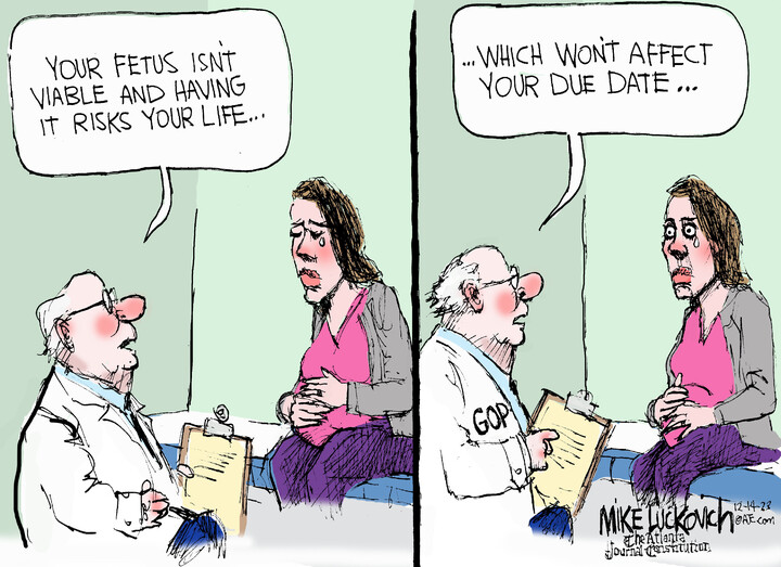 Mike Luckovich for Dec 14, 2023
