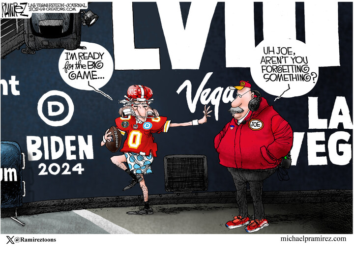 Michael Ramirez for Feb 11, 2024