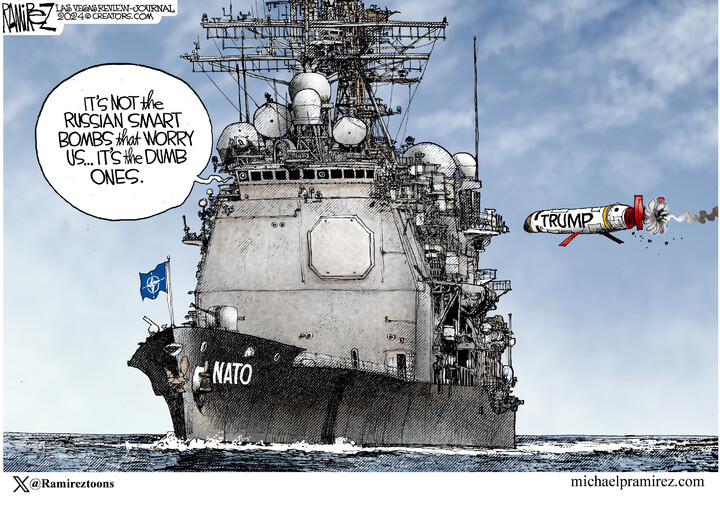 Michael Ramirez for Feb 15, 2024