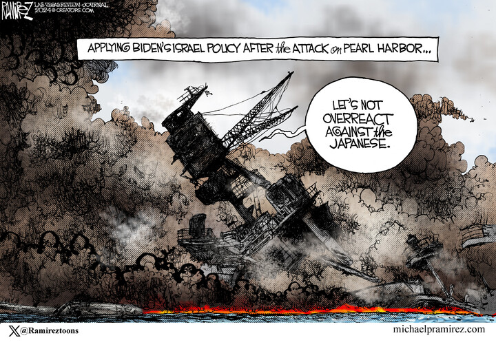 Michael Ramirez for Apr 19, 2024