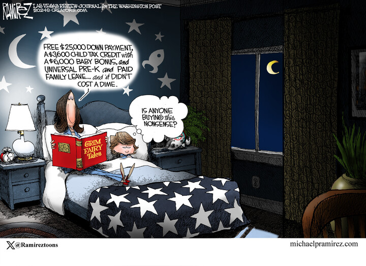 Michael Ramirez for Oct 15, 2024