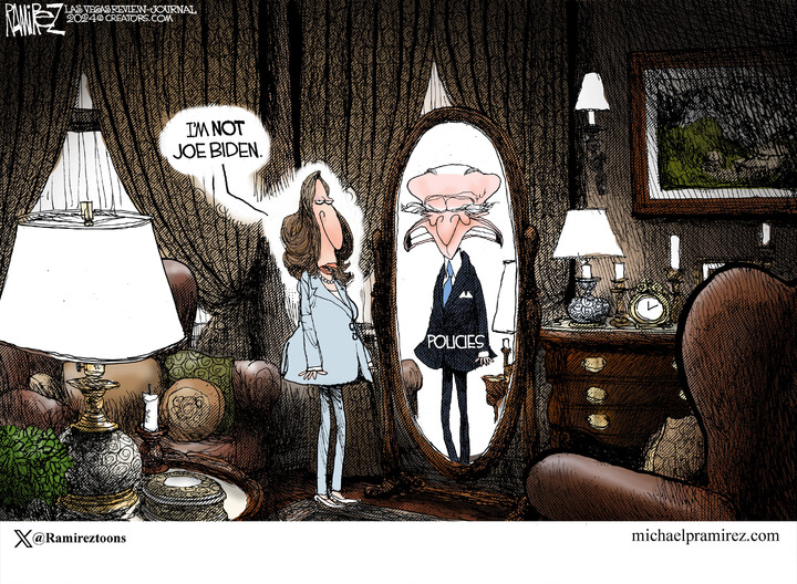 Michael Ramirez for Oct 17, 2024