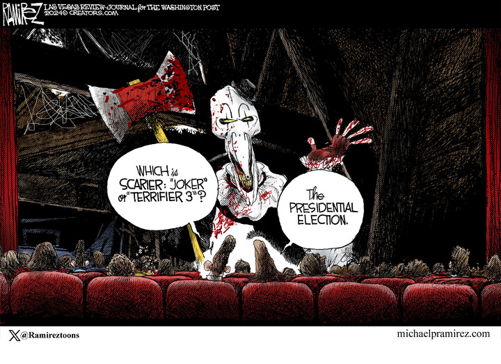 Michael Ramirez for Oct 22, 2024