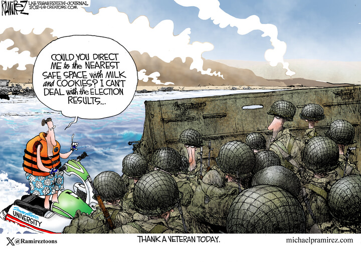Michael Ramirez for Nov 11, 2024