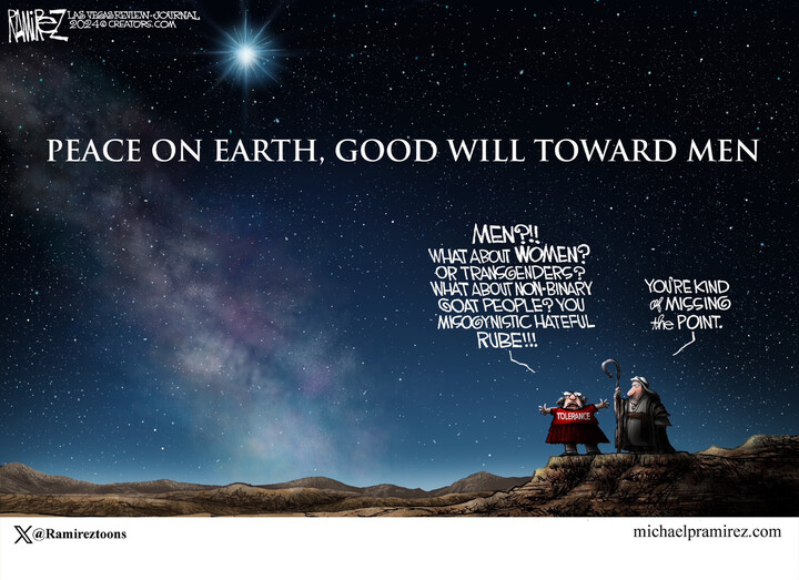 Michael Ramirez for Dec 25, 2024