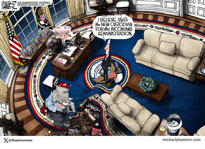 Michael Ramirez for Jan 12, 2025