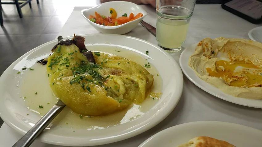 Fresh yellow eggplant