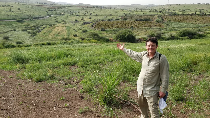 There it is! The perfect view of the Sea of Galilee
