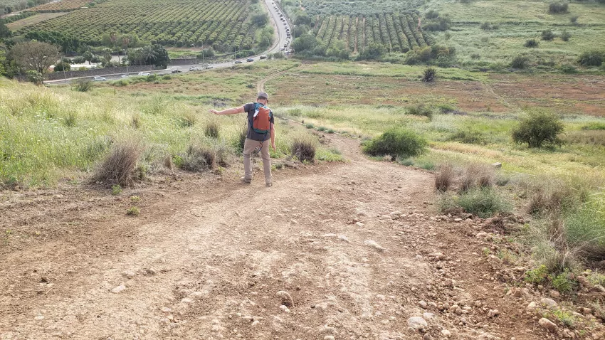 This was our steepest hike down of the trip.