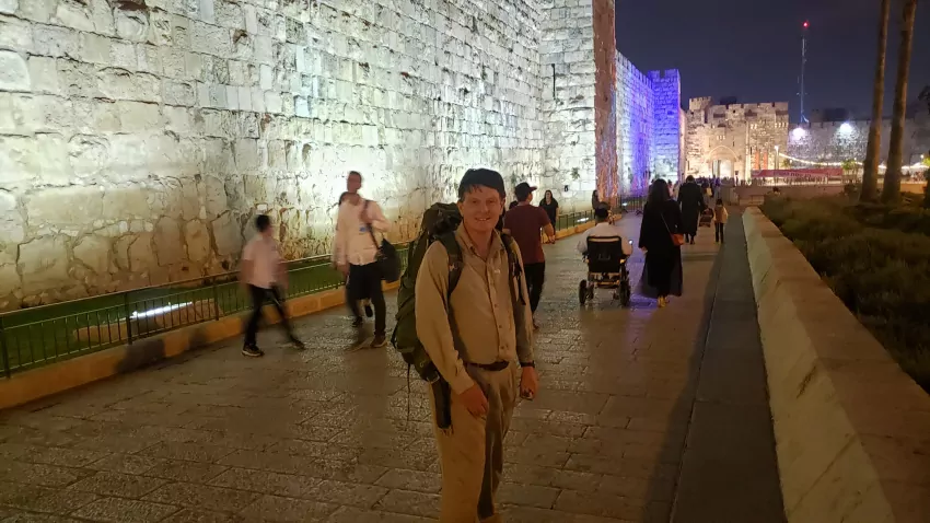 Me outside the Old City.