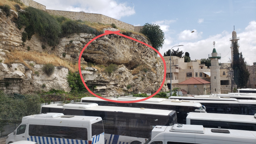 The Bible references Jesus' crucifixion at the site of Skull Hill.