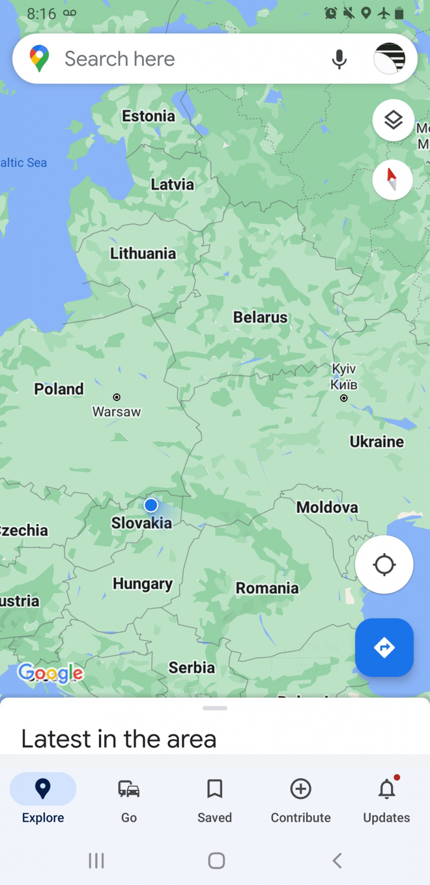 Flew within 50 miles of Ukraine on flight from Helsinki to Tel Aviv.