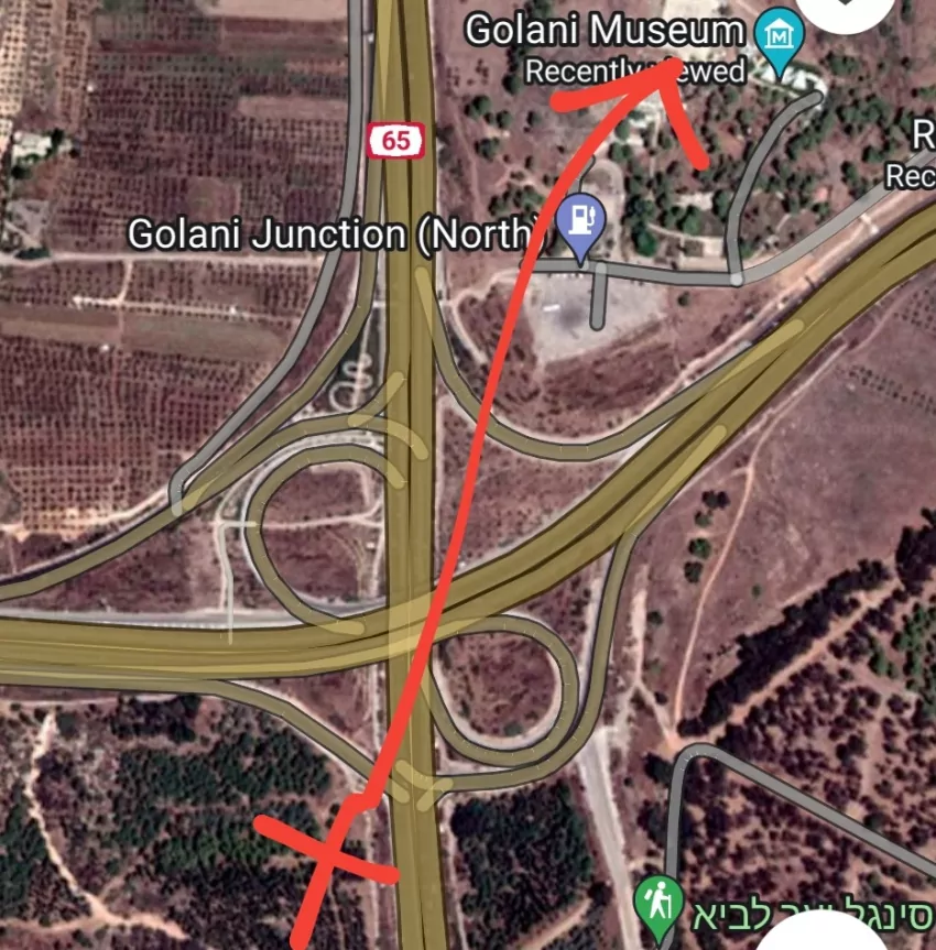 We had to go from here to there.