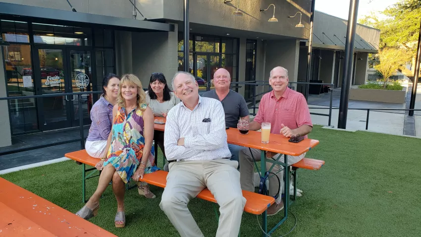 Ginny Emmerich, Kim Speed, Jackie Moore, Wesley Goings, J. P. Milam and Stewart Speed 