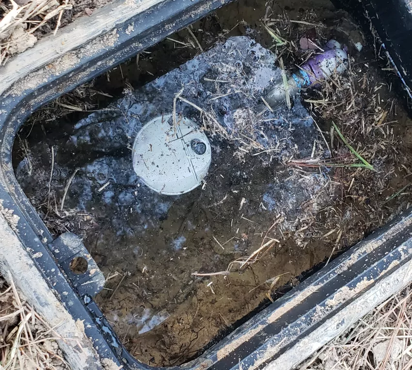 Unfortunately, my new meter now leaks and is submerged in water.