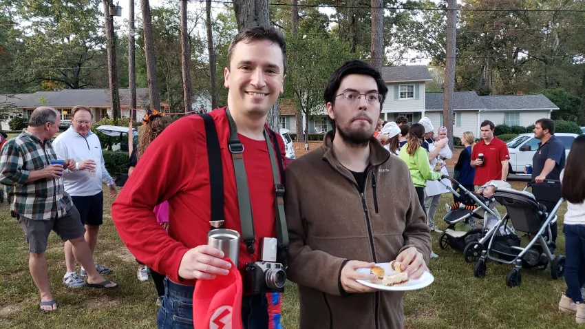 William Crimm and John Emmerich on right