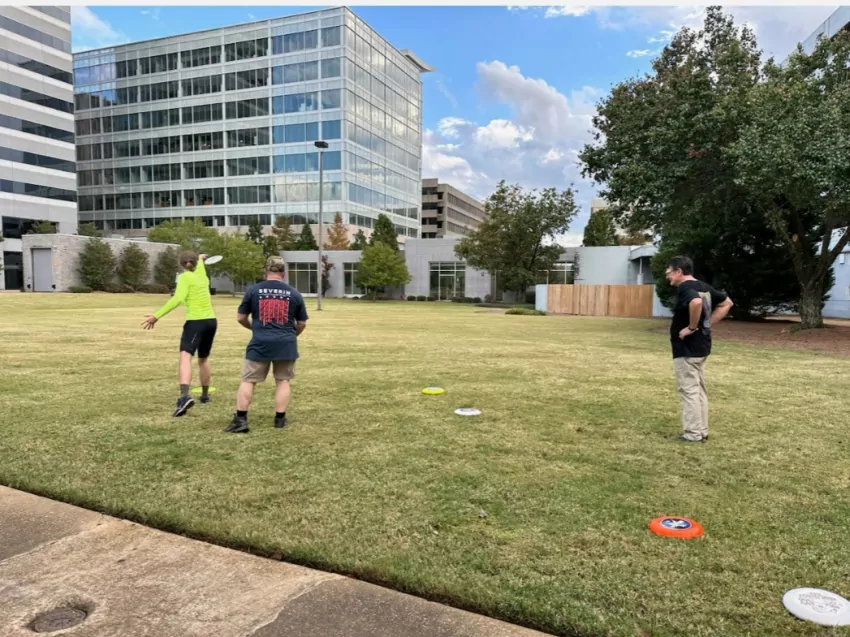 Downtown green space is refreshing.