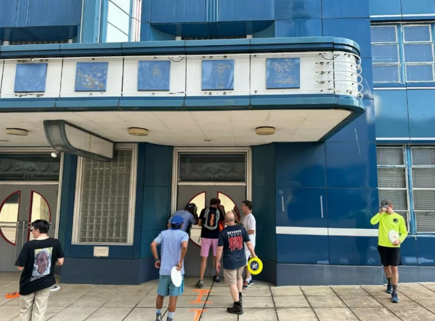 You have to hit the door of the old Greyhound bus station.