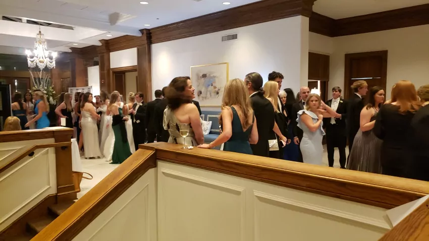 Lots of socializing. I knew many of the parents.