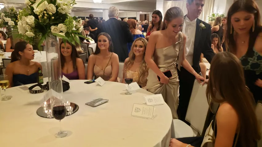 A table full of Ruth's friends.