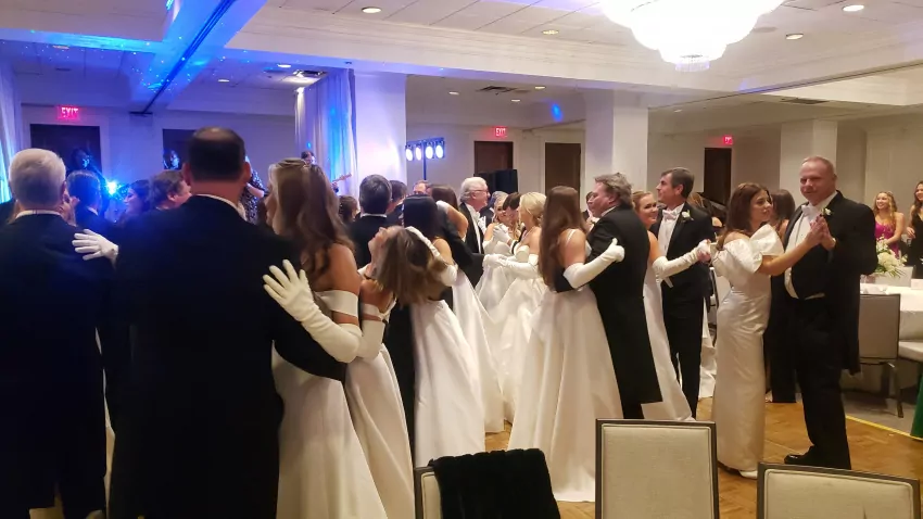 At the Country Club of Jackson. Father-daughter dance.