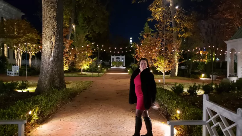 The outside grounds were meticulous.