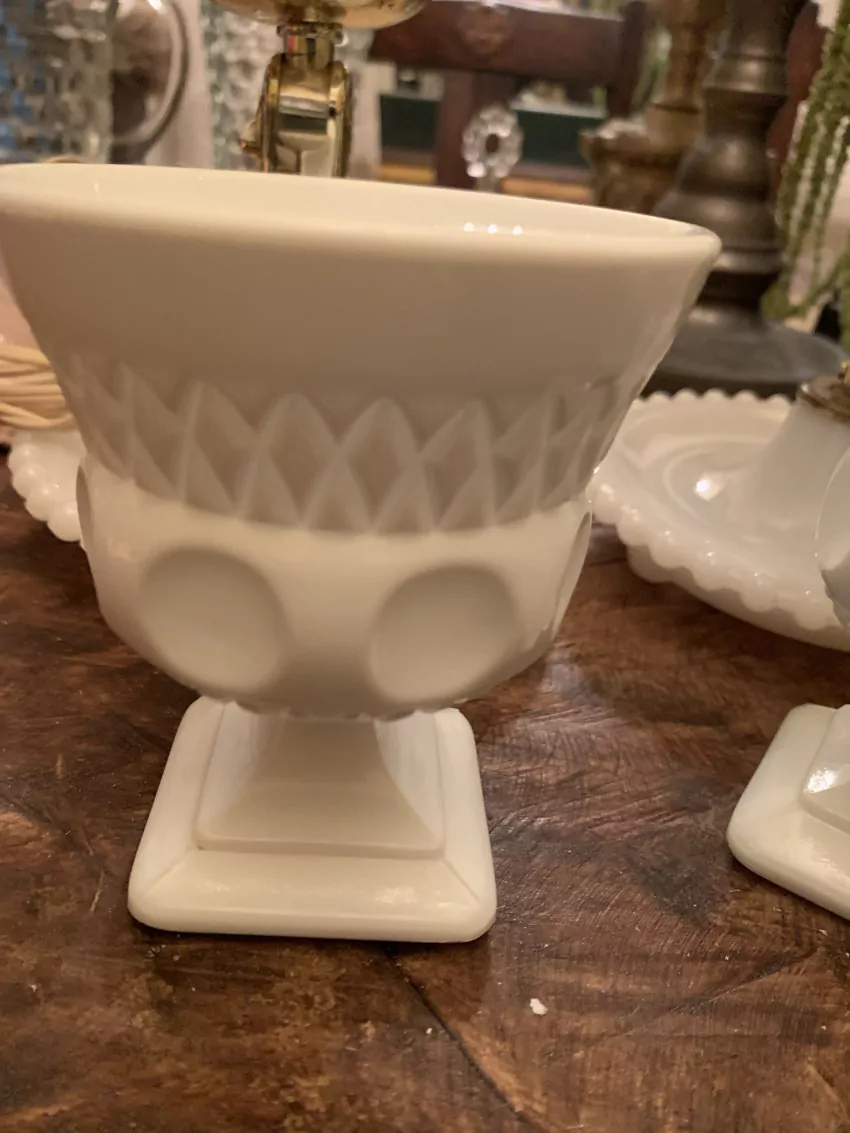 Milk glass from the 1960’s
