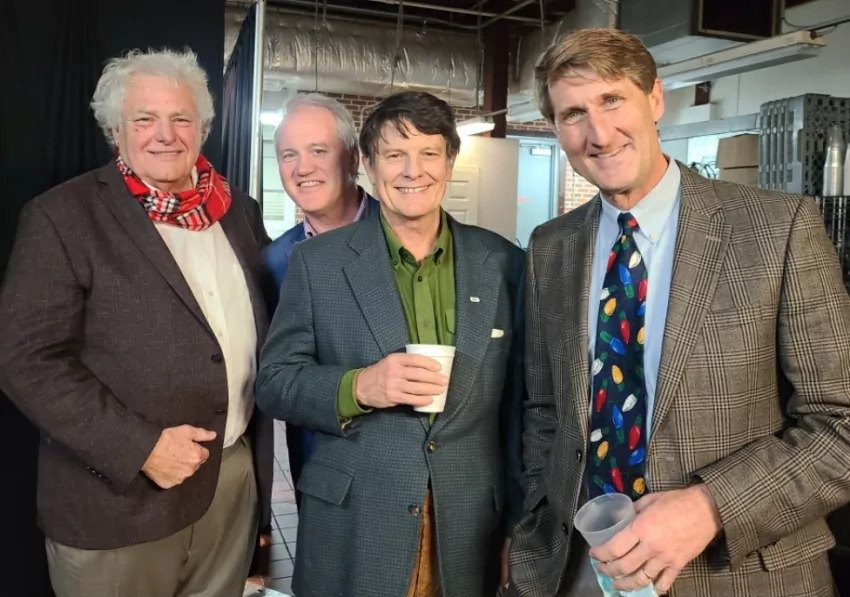 Bob Archer, Kemal Sanli, me and Jeff Good.