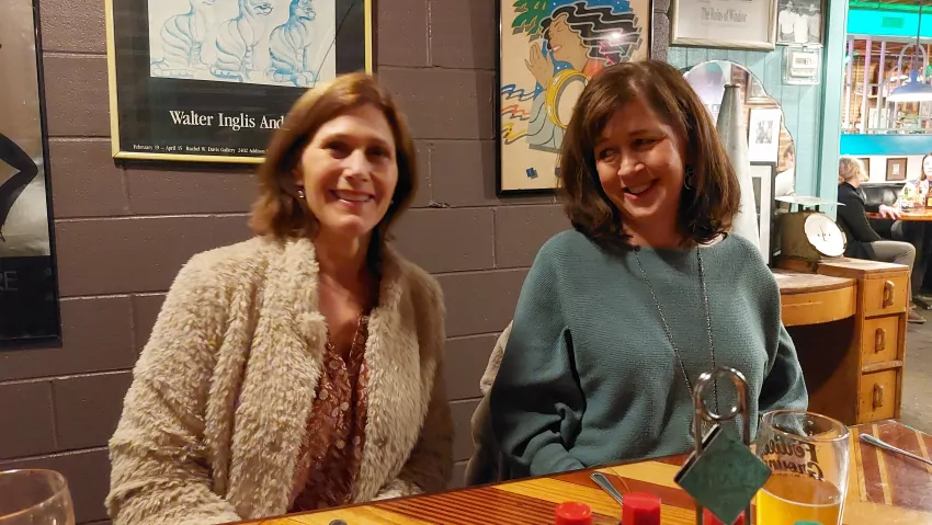 Tracy Weill and Sherry Moseley. I am so lucky to have such great friends (and Covenant Presbyterian church family.)