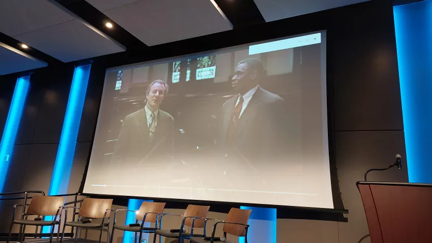 They found a 30-year-old video from the first few months of Mission Mississippi. Here's Lee Paris and Dolphus Weary first encouraging Mississippians to reconcile with faith. 