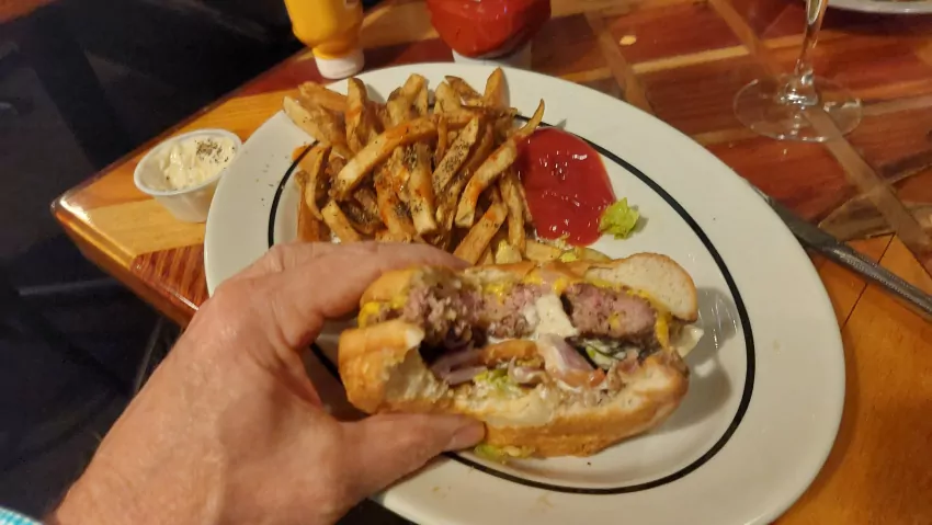 For my tastes, the best burger in town. Hand holdable, not over cooked, classic condiments. 