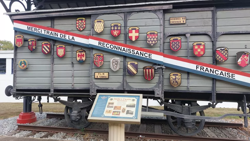 This was a gift from the French government to Jackson thanking us for our effort in World War II. 