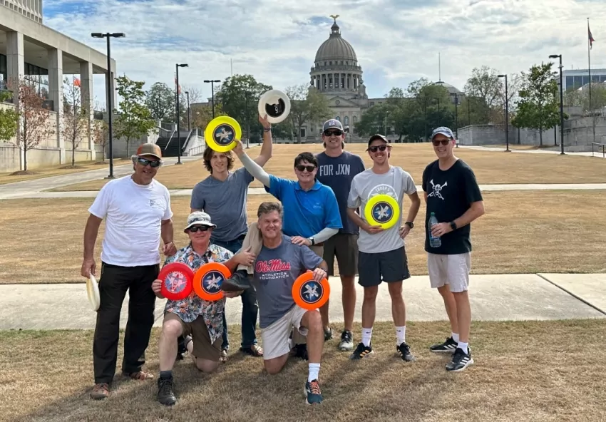 From left, Hugh Trussell, Scott Carlton, Daniel Trussell, Jay Cooke, Wyatt Emmerich, Shane Kellum, Campbell Cooke and Jay Baker. 