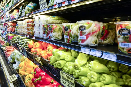 Vegetables are displayed in a produce section at a supermarket in New York, Monday, May 17, 2021. On Thursday, Jan. 19, 2023, the U.S. Agriculture Department issued new requirements for foods labeled as “organic,” a move aimed at cracking down on fraud and boosting oversight of products increasingly sought by consumers seeking healthy and environmentally sustainable options. (AP Photo/Mary Altaffer, File)