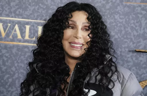 Cher arrives at the premiere of "Chevalier" in Los Angeles on rApril 16, 2023. Cher's holiday album, “Christmas,” releases Friday. (Photo by Jordan Strauss/Invision/AP, Filer)