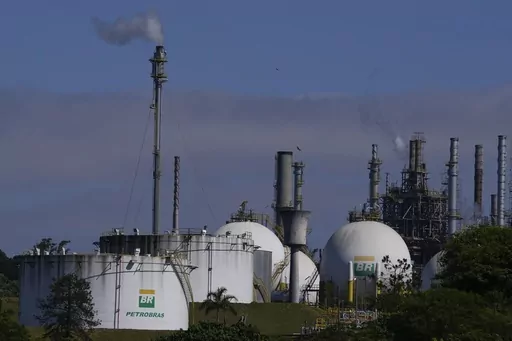 Capuava oil refinery owned by Petrobras sits in Maui, on the outskirts of Sao Paulo, Brazil, Monday, Nov. 6, 2023. (AP Photo/Andre Penner, File)