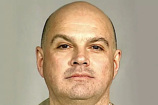 This undated file photo provided by the U.S. Attorney's office shows Lawrence Ray, the ex-convict charged with sex trafficking and extortion for forcing young women into prostitution or forced labor after winning trust by posing as a father-figure. Ray, who moved into his daughter's college dorm after getting out of prison and charmed her schoolmates with stories about his wisdom was convicted Wednesday, April 6, 2022, of charges that he turned on the close-knit group of friends and used threats