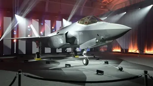 The unveiling of the first F-35 fighter plane to be delivered to the Netherlands, which is partnering with the United States in the fighter program, at Lockheed Martin Aeronautics in Fort Worth, Texas, Wednesday, Jan. 30, 2019. A Dutch court on Friday, July 12, 2024, rejected a claim from a group of human rights organizations that the Netherlands is dodging a court order to stop sending F-35 fighter jet parts to Israel. (Max Faulkner/Star-Telegram via AP, File)